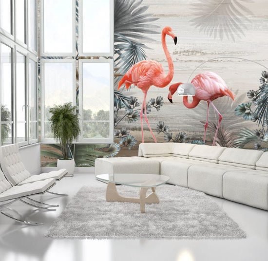 Cute Flamingos Tropical Wallpaper3 Cute Flamingos Tropical Wallpaper Wallmural Cute Flamingos Tropical Wallpaper Wallmural