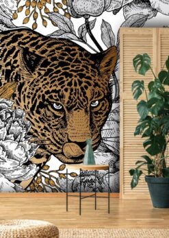 Leopard Wallpaper3 Leopard Wallpaper Wallmural Leopard Wallpaper Wallmural