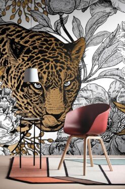 Leopard Wallpaper4 Leopard Wallpaper Wallmural Leopard Wallpaper Wallmural