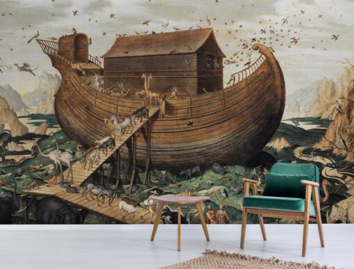 Noah's Ship Wallpaper Wallmural