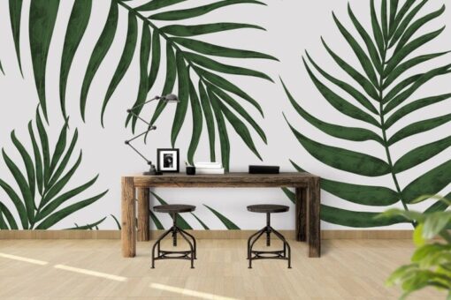 Palm Tropical Leaves Wallpaper Wallmural - Image 4