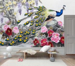 Peacock Wallpaper Floral Wall Poster2 Peacock Wallpaper Floral Wall Poster Wallmural Peacock Wallpaper Floral Wall Poster Wallmural