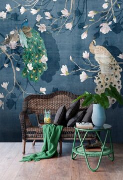 Stylish Peacock Wallpaper Floral4 Stylish Peacock Wallpaper Floral Wallmural Stylish Peacock Wallpaper Floral Wallmural