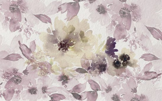 Watercolor Effect Flowers Wallpaper3 Watercolour Flowers Wallpaper Wallmural Watercolour Flowers Wallpaper Wallmural