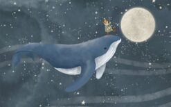 Whale And Kid Dream Night Wallpaper2 Whale And Kid Dream Night Wallpaper Wallmural Whale And Kid Dream Night Wallpaper Wallmural