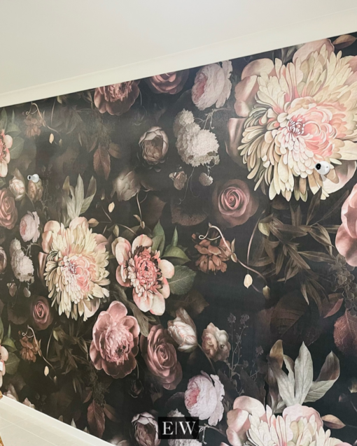 Amazon Black Bouquet Mural - Image 4