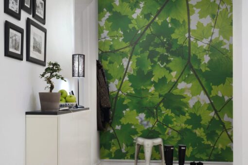 Maple Leaves Wallmural - Premium