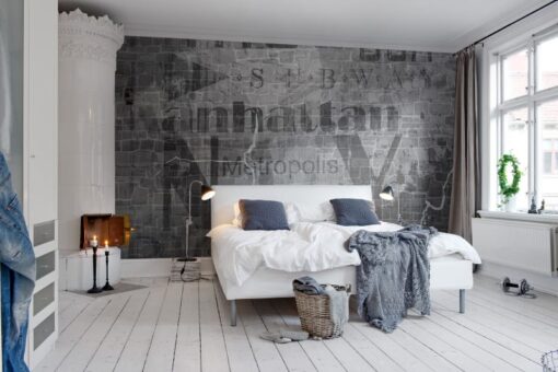 Stone Apple Mural - Premium