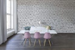 R10963 image6 Brick Wall White - Mural - Premium Brick Wall White - Mural - Premium