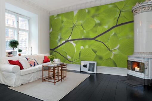 Leaves Wallmural - Premium