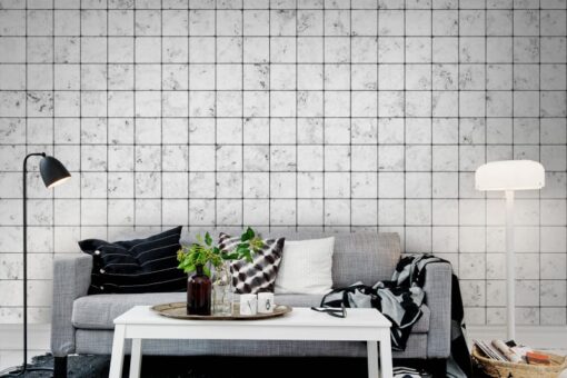 Marble Tiles Mural - Premium