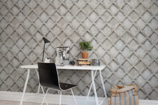 Concrete Trellis Mural - Premium - Image 4