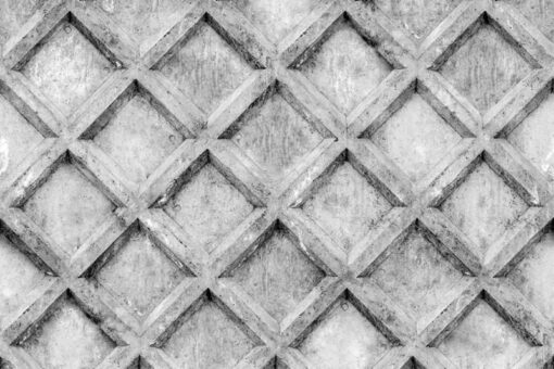 Concrete Trellis Mural - Grey - Premium - Image 2