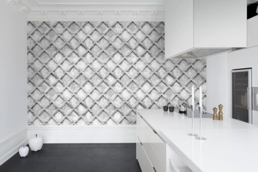 Concrete Trellis Mural - Grey - Premium - Image 5