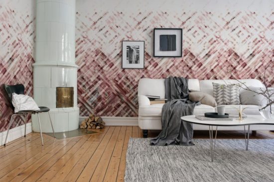 R12893 image3 Dream Weaver Mural - Burgundy - Premium Dream Weaver Mural - Burgundy - Premium