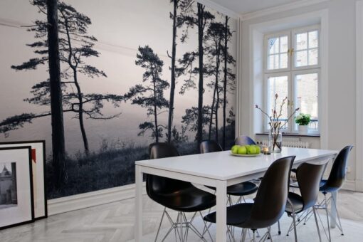 Old Pine Trees Wallmural - Premium