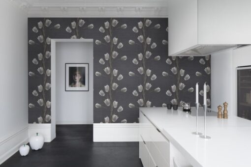 La Vie En Tulipe, Black Wallmural - Premium - Image 4