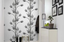 R13062 image3 La Vie En Tulipe Mural - White - Premium La Vie En Tulipe Mural - White - Premium