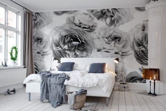 R13092 image3 Summer Wind, Black and White Wallmural - Premium Summer Wind, Black and White Wallmural - Premium