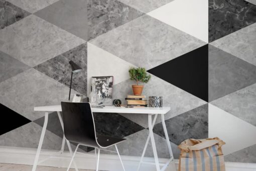 R13351 image2 Geometric Marble Mural - Premium Geometric Marble Mural - Premium