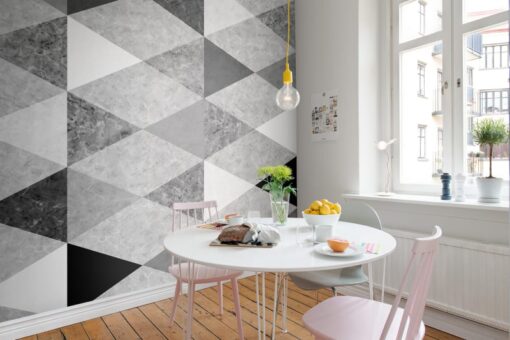 R13351 image3 Geometric Marble Mural - Premium Geometric Marble Mural - Premium