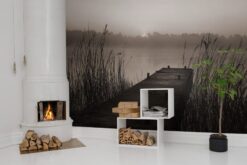 R13581 image3 Misty Lake Wallmural - Premium Misty Lake Wallmural - Premium