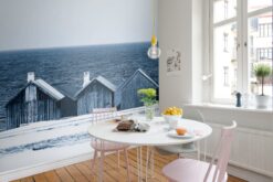 R13691 image3 Boathouse Blues Wallmural - Premium Boathouse Blues Wallmural - Premium