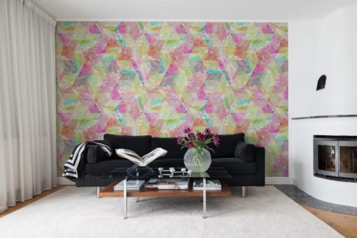 Sassy Zigzag Mural - Premium