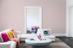 R14113 image3 Perfect Fit Mural - Powder Pink - Premium Perfect Fit Mural - Powder Pink - Premium