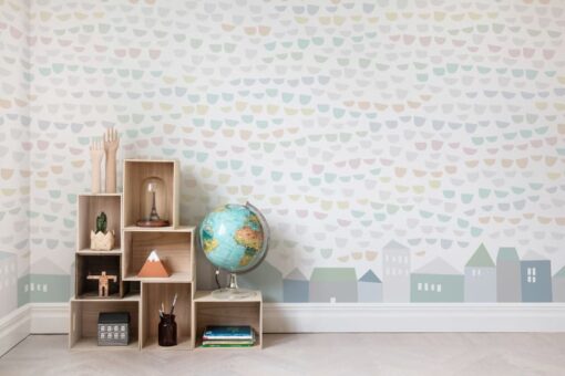 Elephant Tears Mural - Pastel - Premium