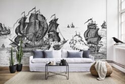 R14501 image3 High Seas, Black Wallmural - Premium High Seas, Black Wallmural - Premium