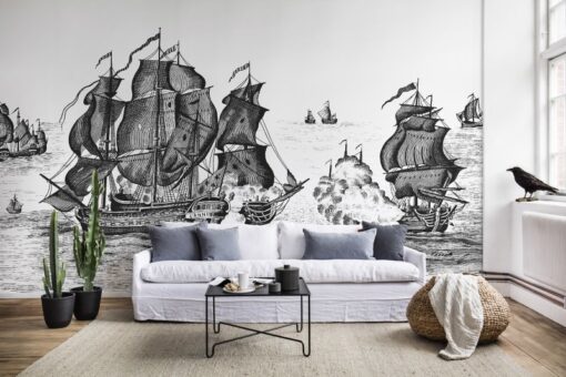 High Seas, Black Wallmural - Premium - Image 3