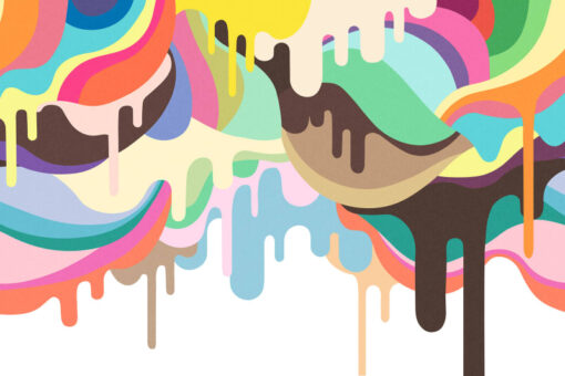 Dripping Ice Cream Mural - Premium - Image 2