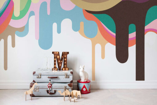 Dripping Ice Cream Mural - Premium