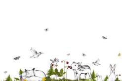 R14551 image1 The Rabbit's Playground Wallmural - Premium The Rabbit's Playground Wallmural - Premium