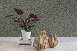 R14672 image2 Raku Crackle Mural - Jade - Premium Raku Crackle Mural - Jade - Premium