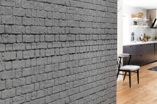 Soft Bricks Mural - Grey - Premium - Image 3