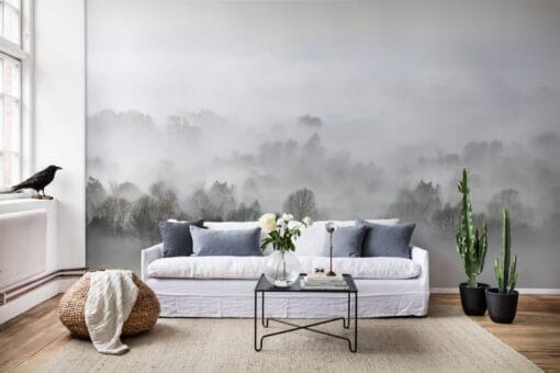 Morning Fog Wallmural - Premium