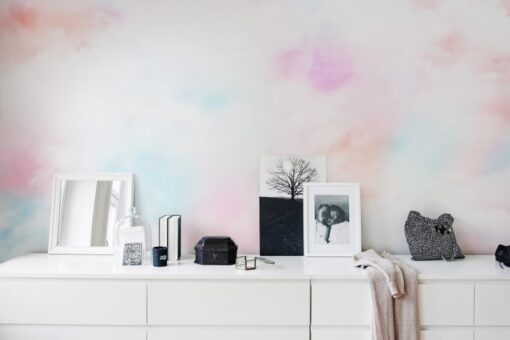 Coral Clouds Wallmural - Premium