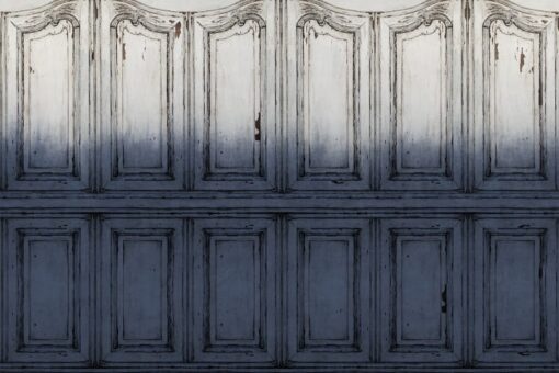 Parisian Panels Mural - Dip Dye Blue - Premium - Image 2