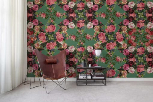 Floral Frida, Garden Wallmural - Premium