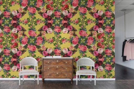 Floral Frida Wallmural - Premium