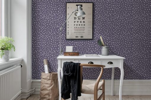 Rebel Dot Mural - Violet - Premium