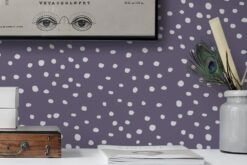 R15754 image3 Rebel Dot Mural - Violet - Premium Rebel Dot Mural - Violet - Premium