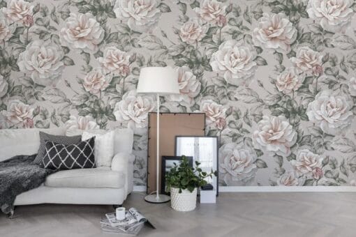 Nude Roses Wallmural - Premium