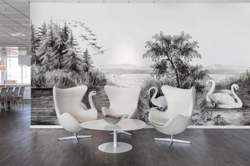 Swan Lake Wallmural - Premium - Image 3