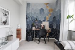 R16291 image3 Gradient Geometry Wallmural - Premium Gradient Geometry Wallmural - Premium