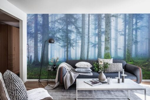 Blue Forest Wallmural - Premium