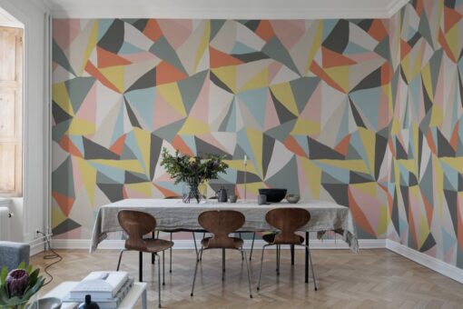 Retro Geometry Mural - Premium - Image 3