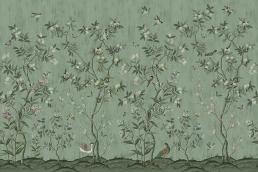 Chinoiserie Chic, Jade Wallmural - Premium - Image 2